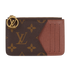 Louis Vuitton Romy Card Holder, &pound;225, Accessories, Brown, Canvas, Front view